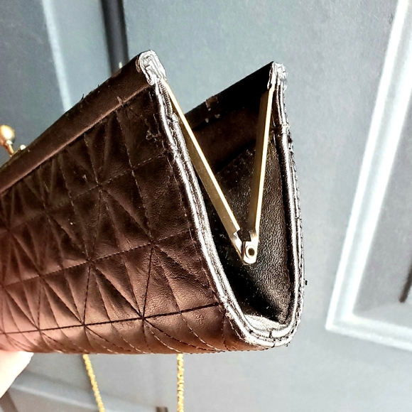 Vintage Leather Clutch/Crossbody Purse - Picture 8 of 8